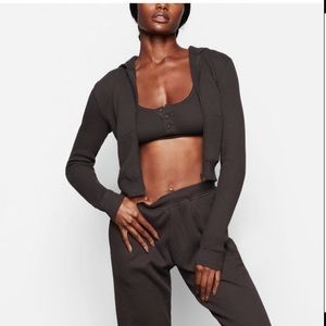 Skims waffle hoodie